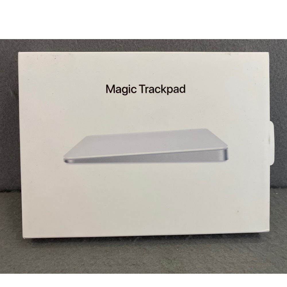 Apple Magic Trackpad White Silver Wireless Rechargeable Model A1535 MK2D3AM/A